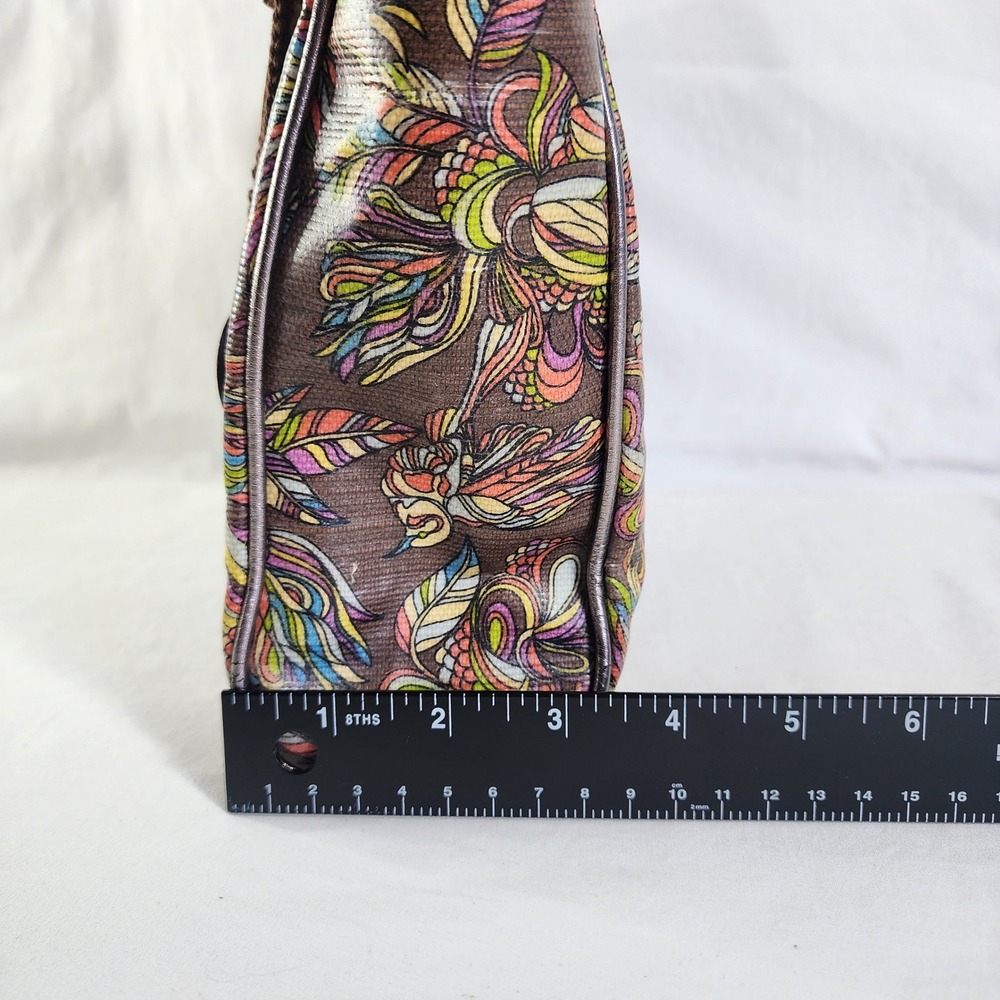Sakroots Womens Mini Tote Hand Bag Purse Coated Canvas Bird‎ Print *NO STRAP - Picture 12 of 16